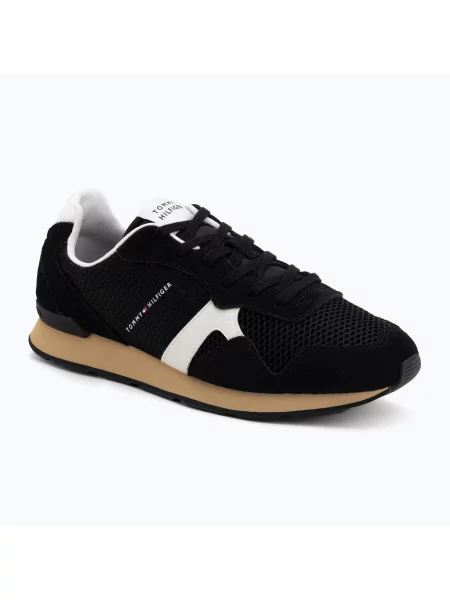 Sneakerși Tommy Hilfiger negru