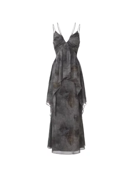 Rochie maxi Elywood gri
