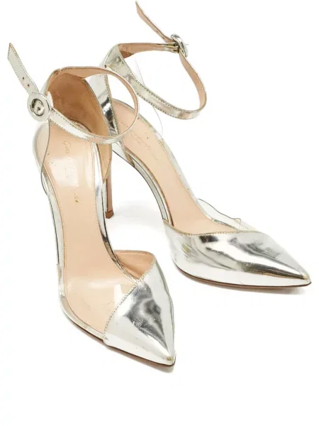 Pantofi cu toc Gianvito Rossi gri