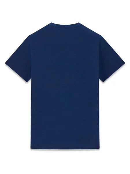 Tricou Guess cu autograf albastru