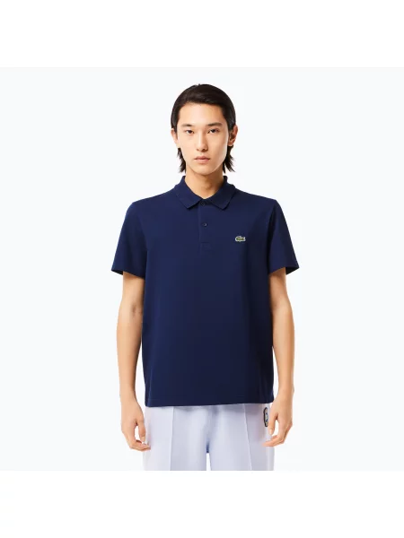 Férfi galléros póló Lacoste navy blue Polo kék