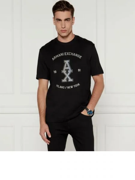 Armani Exchange Tricou negru