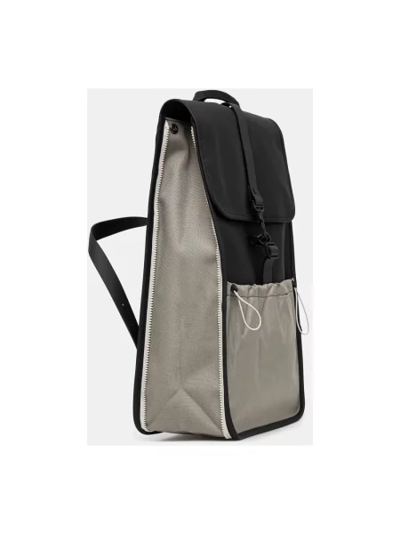 Rains plecak Mix Backpack W3 duży gładki czarny