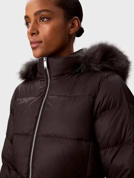 Длинный пуховик Calvin Klein черный