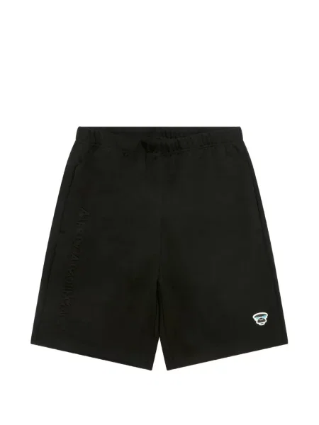 Pantaloni scurți Aape By A Bathing Ape cu imagine negru