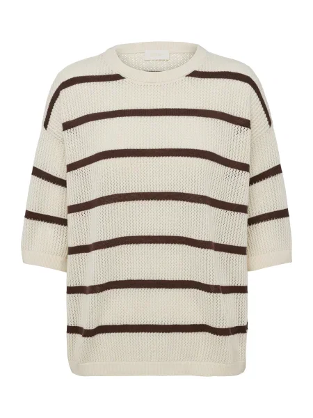 LeGer by Lena Gercke Sveter Camille hnedá / ako vlna biela