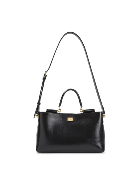 Torebka Dolce And Gabbana skórzana czarna