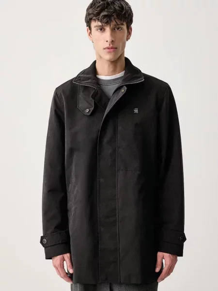 G-Star kurtka Garber Trench unpadded czarna