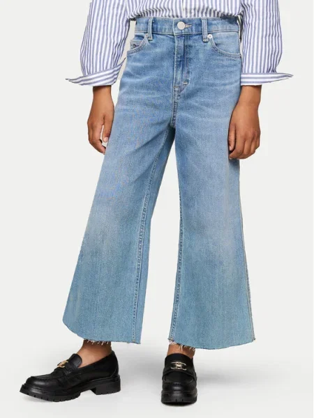 Tommy Hilfiger Blugi Wide Leg albastru