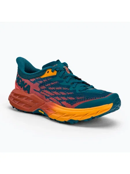 Дамски обувки за бягане HOKA Speedgoat 5 blue coral/camellia синьо