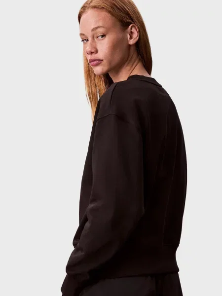 Махровий світшот Calvin Klein чорний