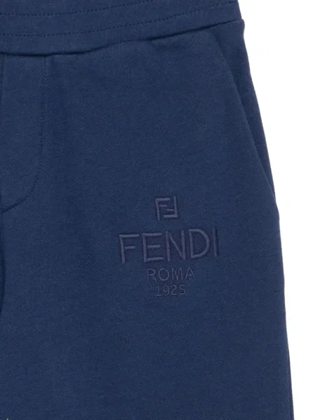 Spodnie dziecięce Fendi niebieskie