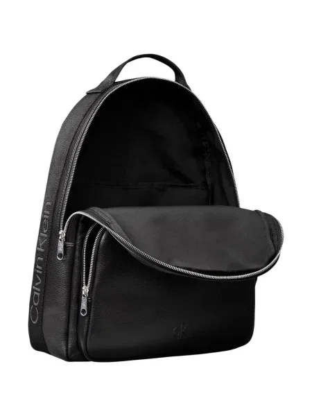 Rucsac Calvin Klein Webbing Strap Round Backpack negru