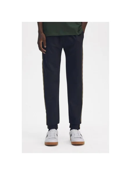 Pantaloni Fred Perry alergare albastru