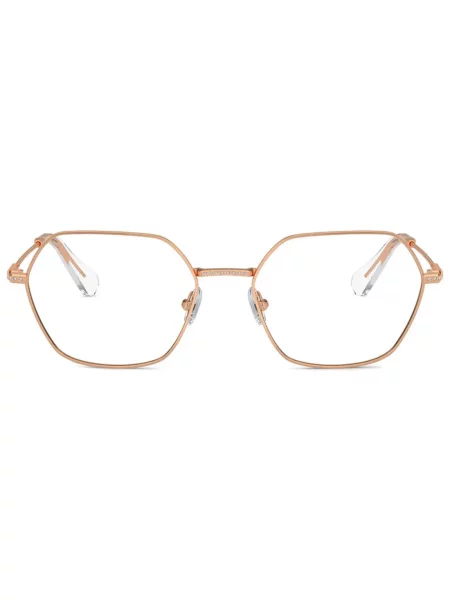 Ochelari de soare Swarovski Eyewear cu imprimeu geometric roz
