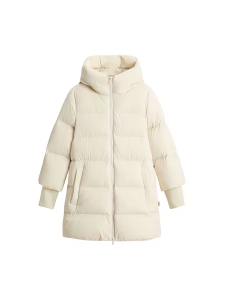 Kurtka puchowa Woolrich beżowa