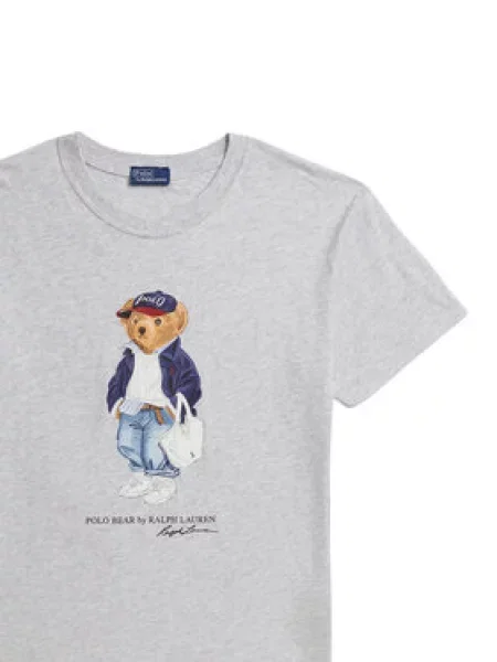 Polo Ralph Lauren Marškinėliai Pilka balta