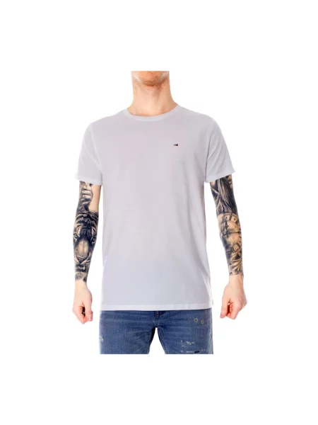 Tommy Jeans T-shirt Mężczyźni S biały