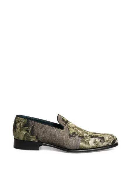 Loafers Dolce & Gabbana s potiskem zelené