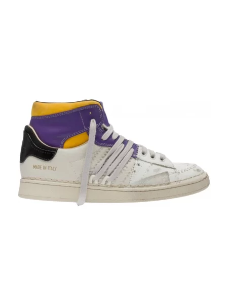 Sneakersy Hidnander skórzane białe