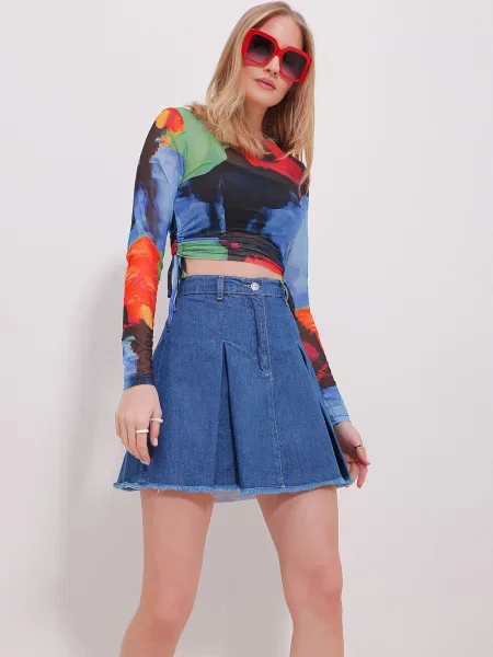 Топ Trend Alacati Stili синій