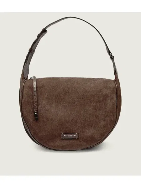 GIANNI CHIARINI De piele geantă pe umăr CHARLOTTE maro