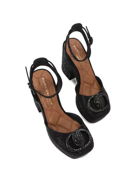 Sandale Kurt Geiger London cu platformă negru