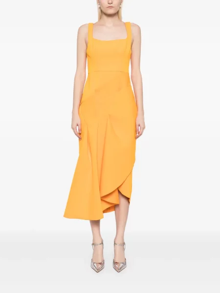 Rochie midi Acler portocaliu