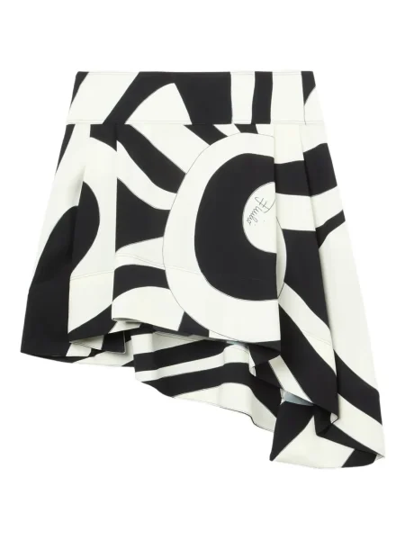 Fusta mini Pucci cu imagine negru