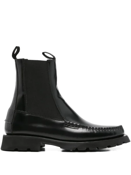 Botine chelsea Hereu din piele negru