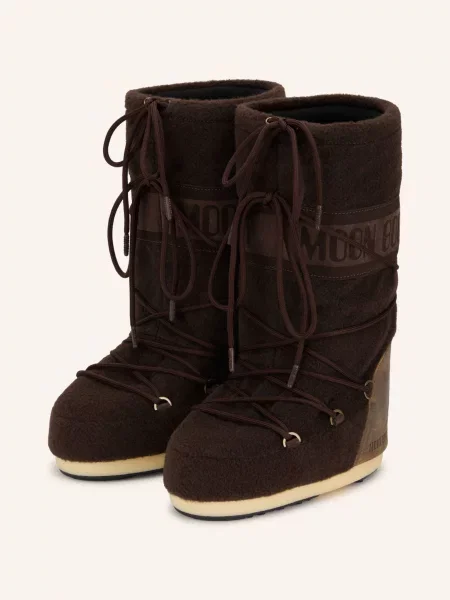 Śniegowce Moon Boot z nubuku