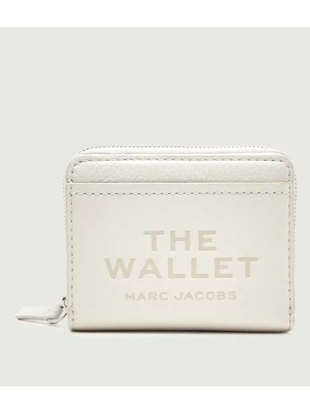 Marc Jacobs De piele portofel The Wallet alb