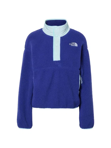 THE NORTH FACE Pulovere sport Cragmont azuriu / albastru închis alb