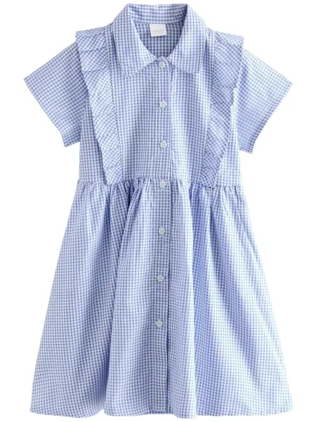 Next Rochie albastru deschis alb