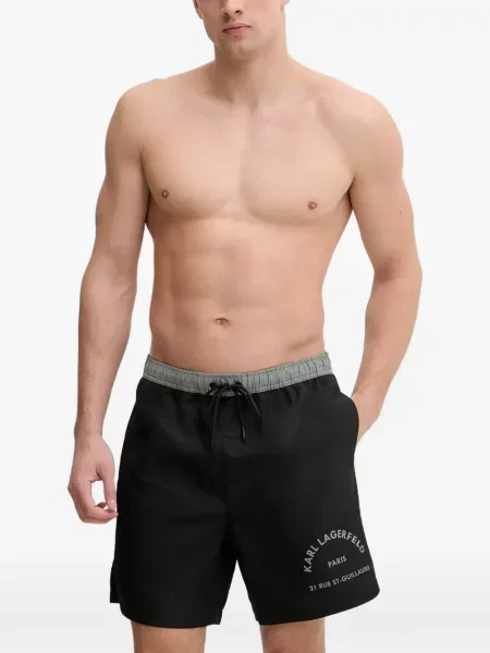 Slip de baie Karl Lagerfeld negru
