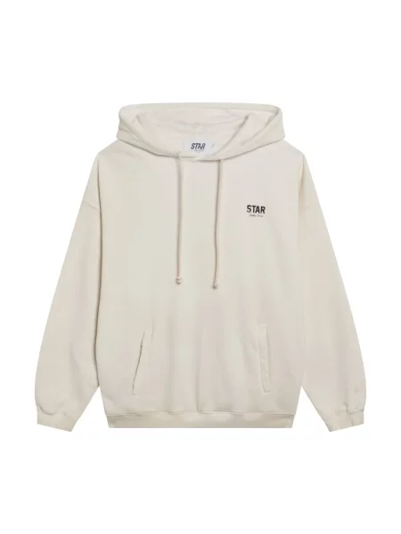 Bluza z kapturem Golden Goose beżowa