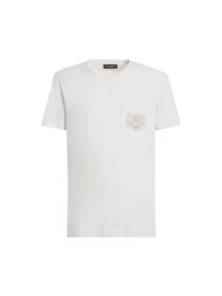 Koszulka Dolce And Gabbana z logo beżowa