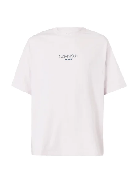 Calvin Klein Jeans Tričko / pastelově růžová modrá