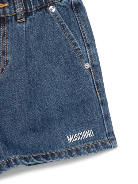 Szorty dziecięce Moschino niebieskie