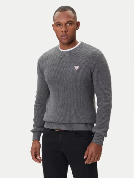 Guess Jeans sweter szary
