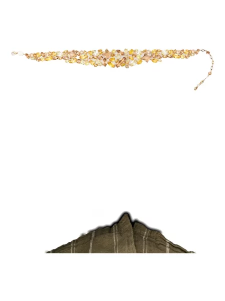Colier Swarovski auriu
