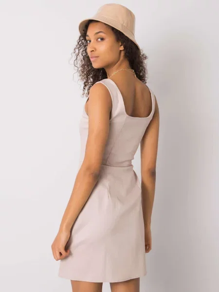 Rochie Fashionhunters de costum bej