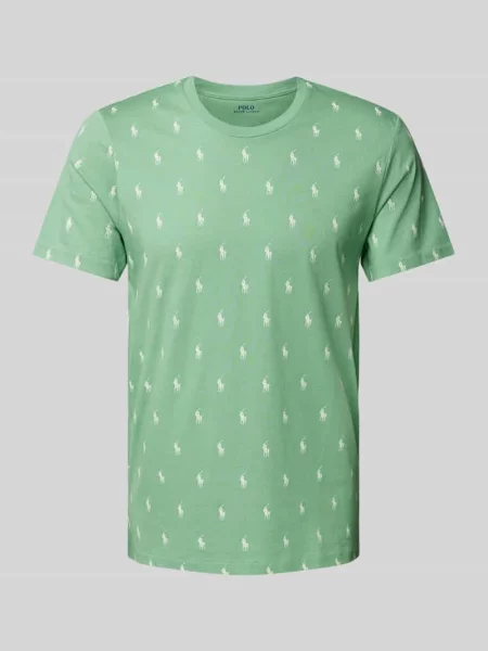 T-shirt z prążkowanym okrągłym dekoltem Polo Ralph Lauren Underwear