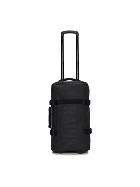 Torba Rains elegancka z nadrukiem czarna