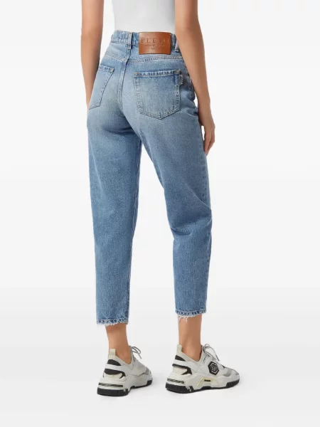 Cropp blugi conici Philipp Plein albastru