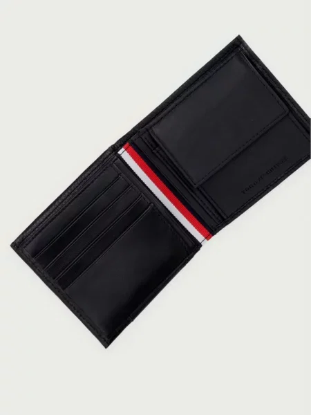 Tommy Hilfiger portfel skórzany czarny
