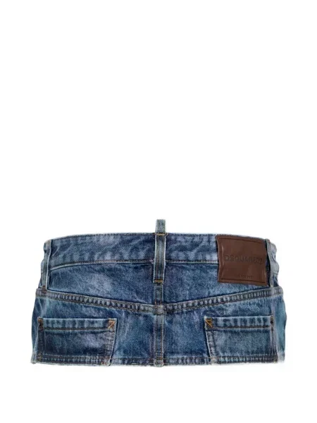 Fustă din denim Dsquared2 albastru