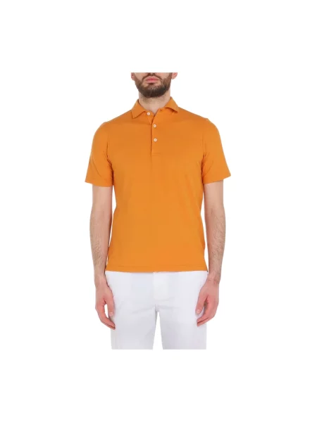Koszulka polo Lardini pomarańczowa