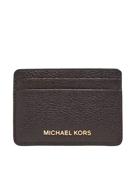 Etui na karty kredytowe MICHAEL Michael Kors brązowy