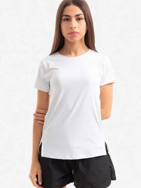 Under Armour Kratka majica IsoChill Laser Tee bela